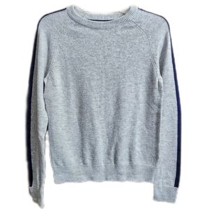 GAP KIDS Big Boys XXL Grey Navy Blue Knit Sweater Pullover Top New With Tags NWT